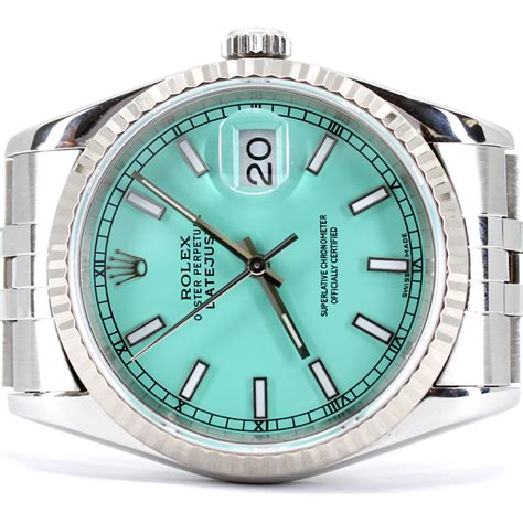 Rolex Datejust 36 36mm Turquoise Stone Dial 1995 